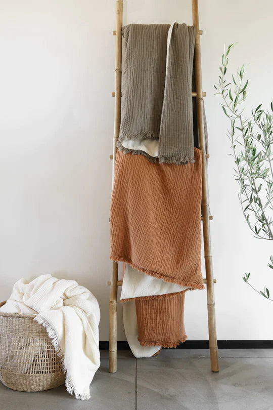 Morro Sherpa Throw Blanket - Sedona