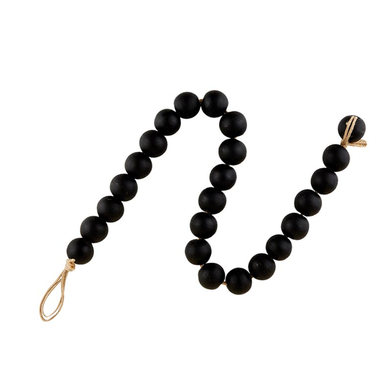 Black Glass Beads