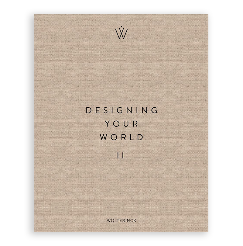 Designing your world  II book  with a linen textured cover