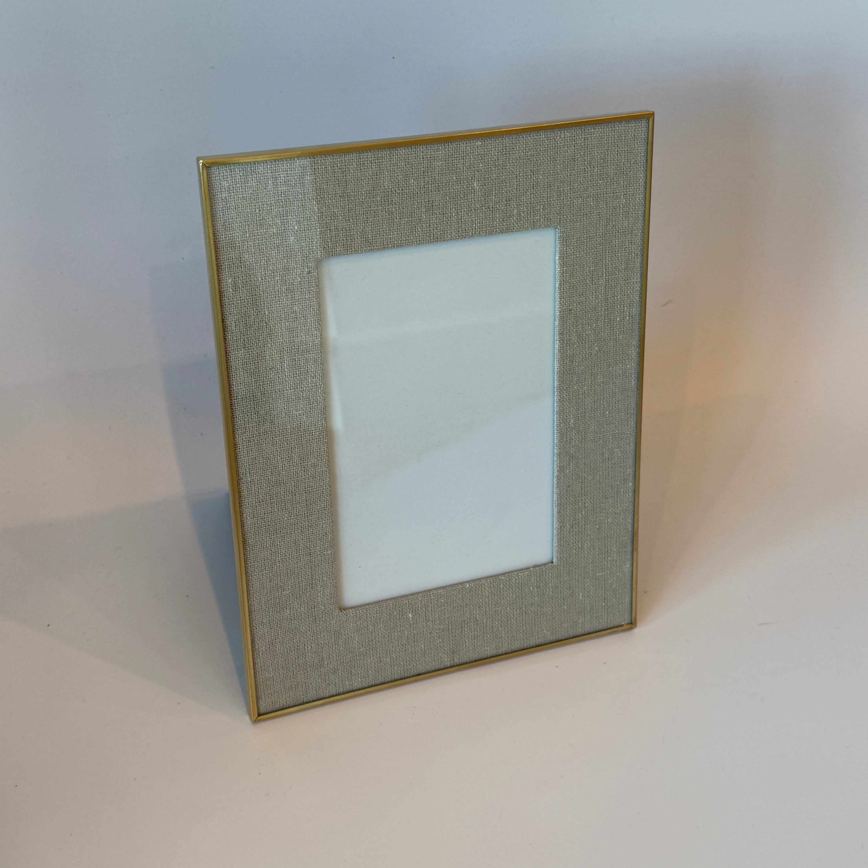 Flax Linen Picture Frame