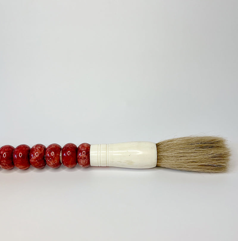 decorative red handled caligraphy brush