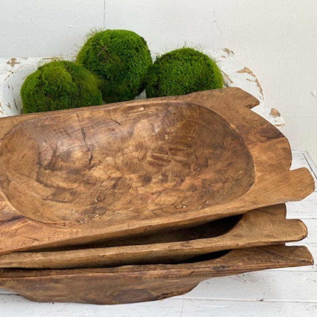 Mira Wooden Bread Bowls