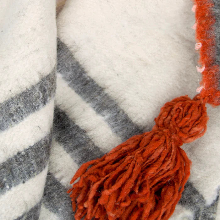 Garnet Wool Blanket