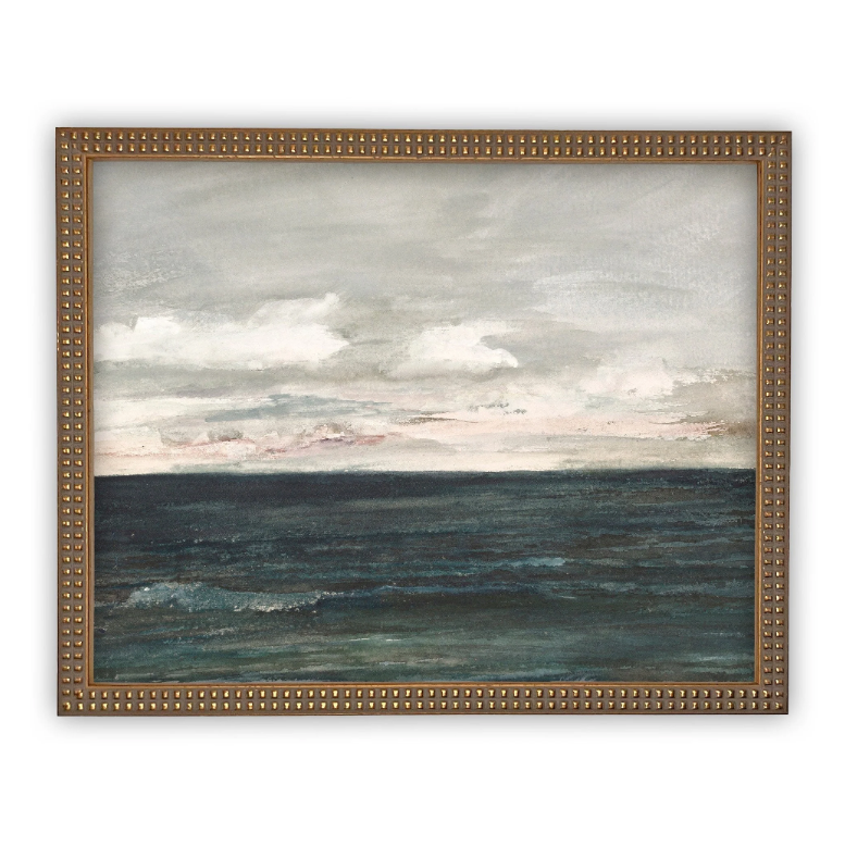 Ocean Vintage Canvas Print