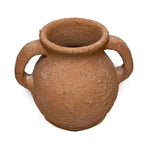 Terracotta pot or vase with 2 handles