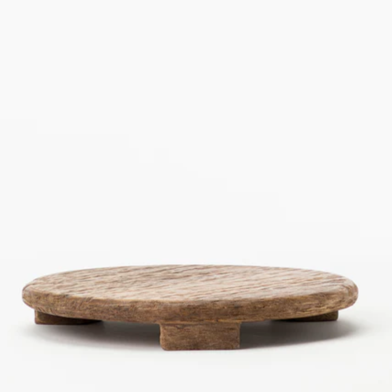 Wooden Footed Tray